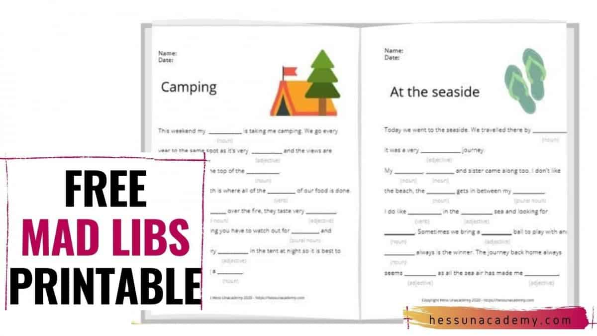 free mad libs printable for kids | free homeschool deals ©
